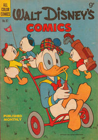 Cover Thumbnail for Walt Disney's Comics (W. G. Publications; Wogan Publications, 1946 series) #97