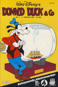 Cover Thumbnail for Donald Duck & Co (Hjemmet / Egmont, 1948 series) #7/1986