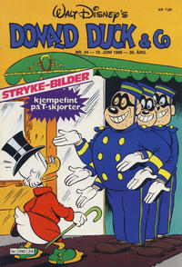 Cover Thumbnail for Donald Duck & Co (Hjemmet / Egmont, 1948 series) #24/1986