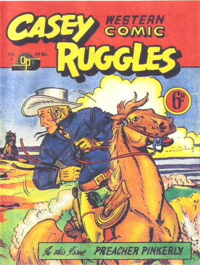 Cover for Casey Ruggles Western Comic (Donald F. Peters, 1951 series) #30