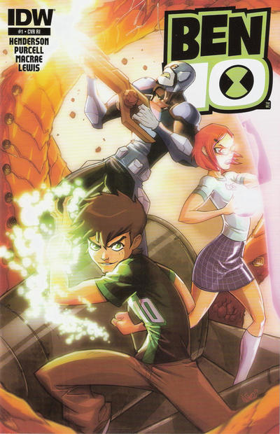 Cover for Ben 10 (IDW, 2013 series) #1 [RI (Retailer Incentive)]