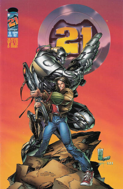Cover for 21 (Image, 1996 series) #1 [Marc Silvestri]
