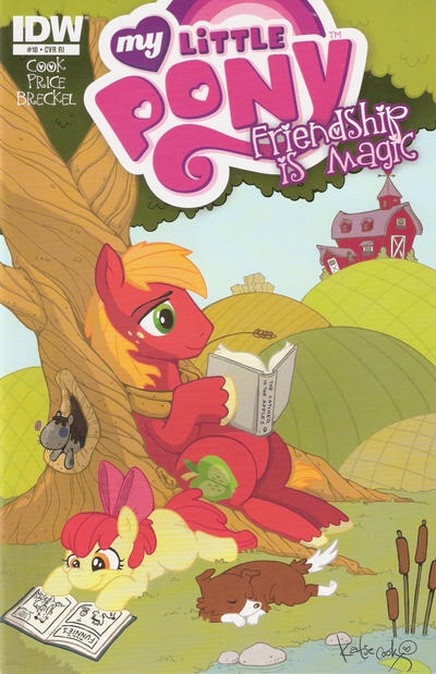 Cover for My Little Pony: Friendship Is Magic (IDW, 2012 series) #10 [Cover RI - Katie Cook]