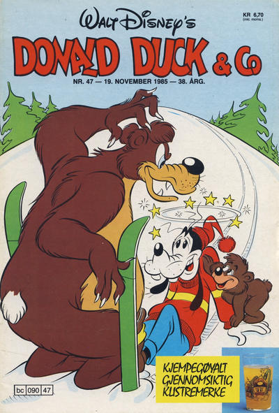 Cover for Donald Duck & Co (Hjemmet / Egmont, 1948 series) #47/1985