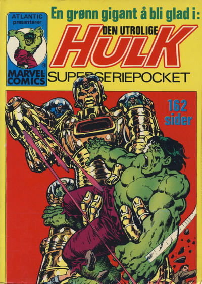Cover for Hulk Pocket [Hulk Superseriepocket] (Atlantic Forlag, 1979 series) #3