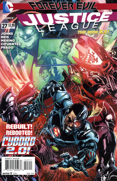 Cover for Justice League (DC, 2011 series) #27 [Direct Sales]