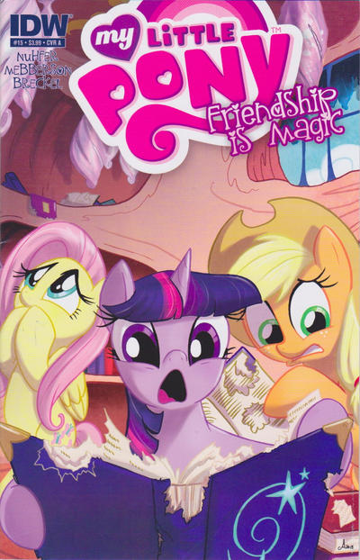 Cover for My Little Pony: Friendship Is Magic (IDW, 2012 series) #15 [Cover A - Amy Mebberson]