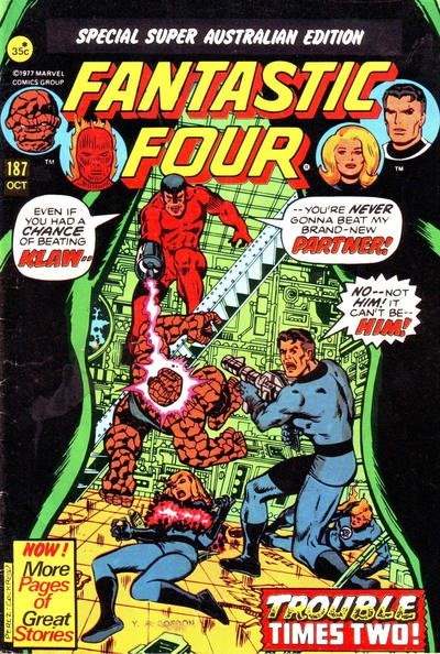 Cover for Fantastic Four (Yaffa / Page, 1979 ? series) #187