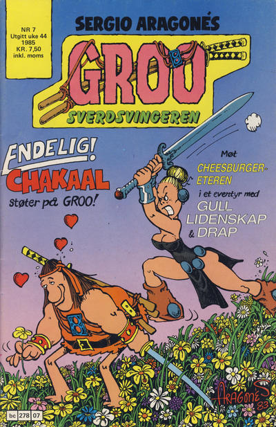 Cover for Groo sverdsvingeren (Semic, 1984 series) #7