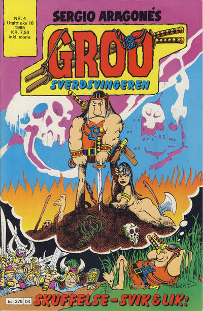 Cover for Groo sverdsvingeren (Semic, 1984 series) #4