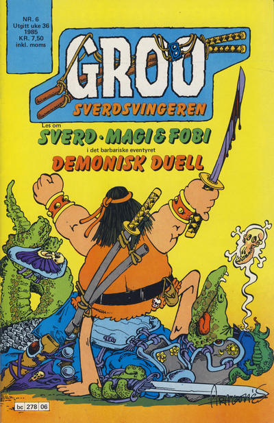 Cover for Groo sverdsvingeren (Semic, 1984 series) #6