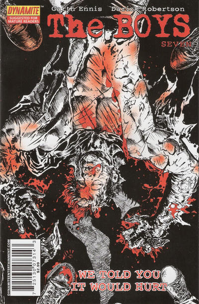 Cover for The Boys (Dynamite Entertainment, 2007 series) #7 [2nd Printing Sketch Cover]