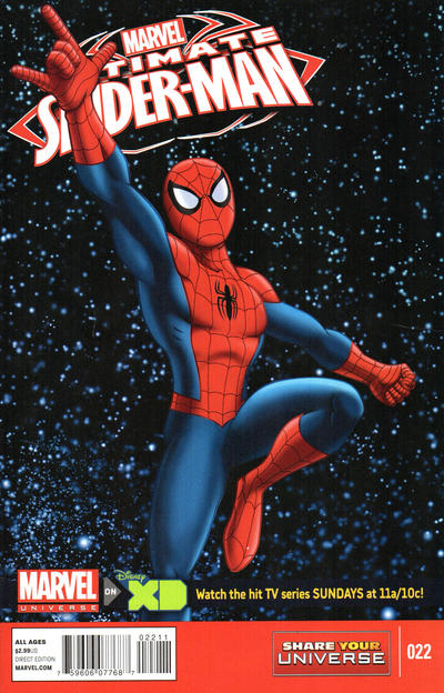 Cover for Marvel Universe Ultimate Spider-Man (Marvel, 2012 series) #22