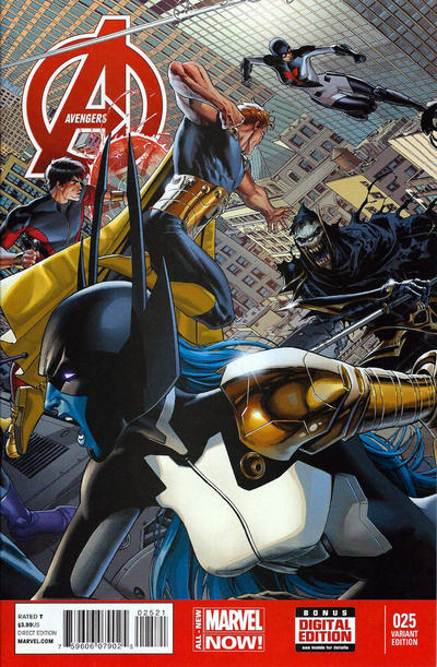 Cover for Avengers (Marvel, 2013 series) #25 [Dustin Weaver Variant]