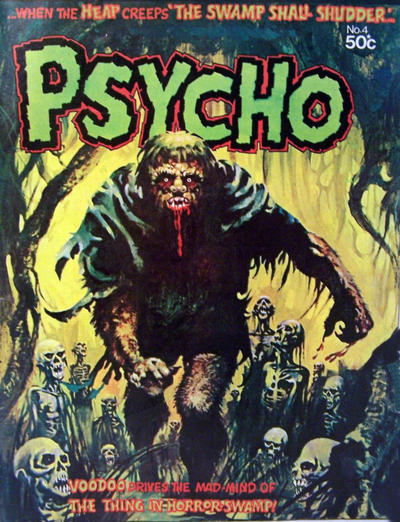 Cover for Psycho (Yaffa / Page, 1976 series) #4