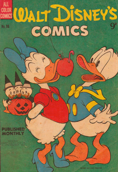 Cover for Walt Disney's Comics (W. G. Publications; Wogan Publications, 1946 series) #98
