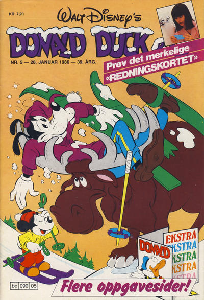 Cover for Donald Duck & Co (Hjemmet / Egmont, 1948 series) #5/1986