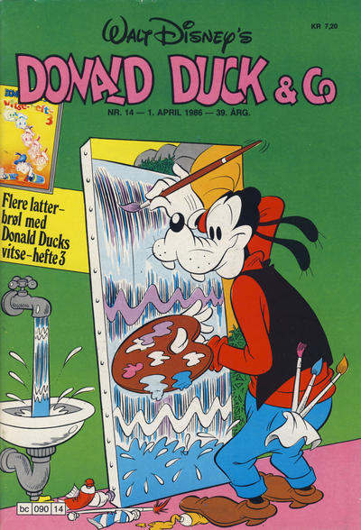 Cover for Donald Duck & Co (Hjemmet / Egmont, 1948 series) #14/1986
