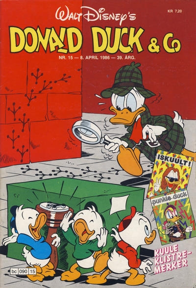 Cover for Donald Duck & Co (Hjemmet / Egmont, 1948 series) #15/1986