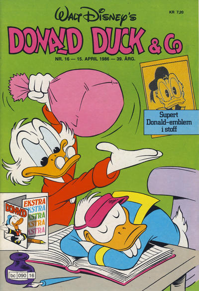 Cover for Donald Duck & Co (Hjemmet / Egmont, 1948 series) #16/1986