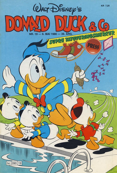Cover for Donald Duck & Co (Hjemmet / Egmont, 1948 series) #19/1986