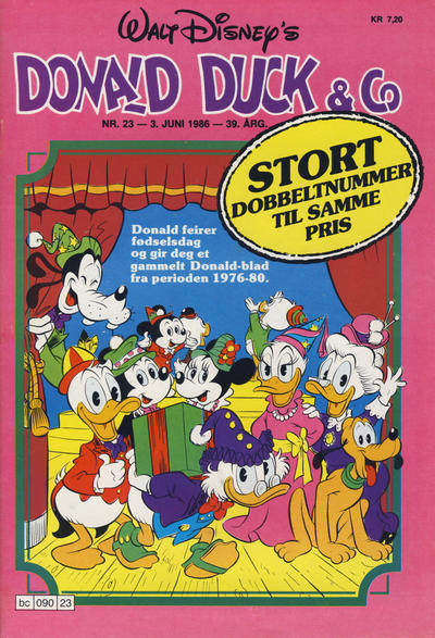 Cover for Donald Duck & Co (Hjemmet / Egmont, 1948 series) #23/1986