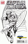 Cover for Captain America (Marvel, 2011 series) #1 [Diamond Select Neal Adams Black & White Variant]
