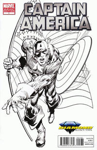 Cover for Captain America (Marvel, 2011 series) #1 [Diamond Select Neal Adams Black & White Variant]