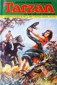 Cover Thumbnail for Tarzan (Editrice Cenisio, 1968 series) #49