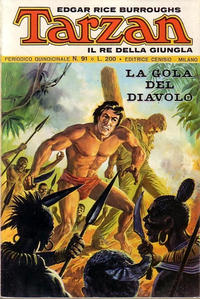Cover for Tarzan (Editrice Cenisio, 1968 series) #91