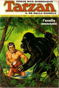 Cover for Tarzan (Editrice Cenisio, 1968 series) #90