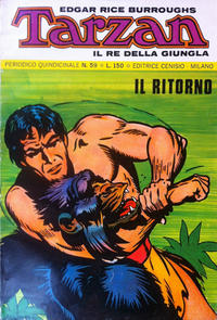 Cover for Tarzan (Editrice Cenisio, 1968 series) #59