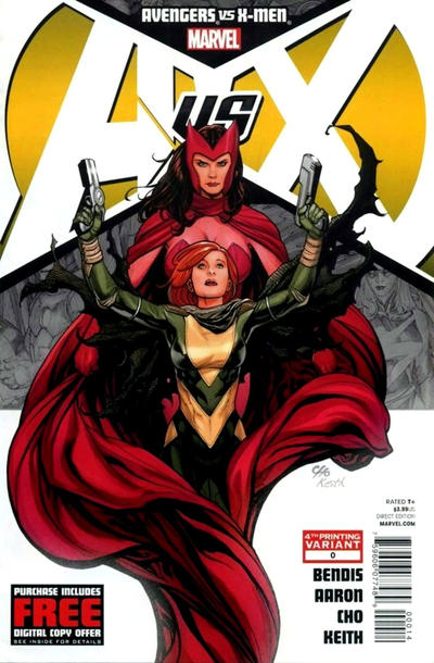 Cover for Avengers vs. X-Men (Marvel, 2012 series) #0 [4th Printing Variant]