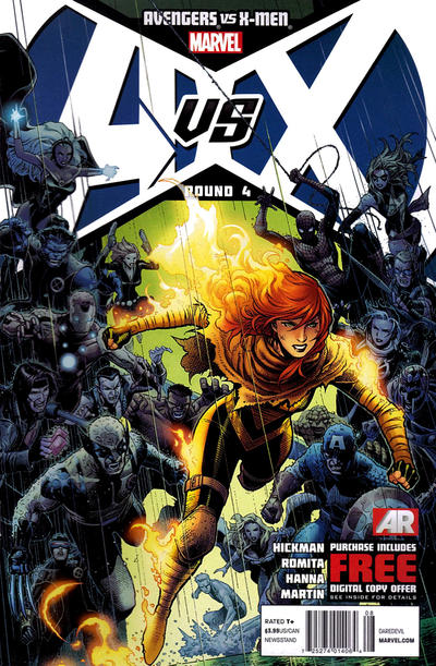 Cover for Avengers vs. X-Men (Marvel, 2012 series) #4 [Newsstand]