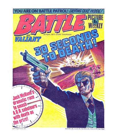Cover for Battle Picture Weekly and Valiant (IPC, 1976 series) #23 April 1977 [112]