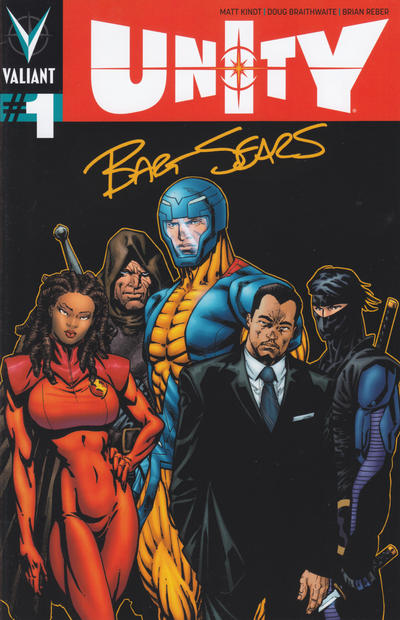 Cover for Unity (Valiant Entertainment, 2013 series) #1 [Cover J - Bart Sears Cover]