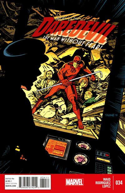 Cover for Daredevil (Marvel, 2011 series) #34