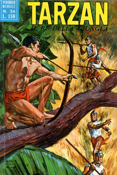 Cover for Tarzan (Editrice Cenisio, 1968 series) #34