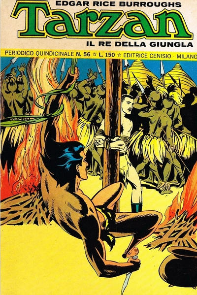 Cover for Tarzan (Editrice Cenisio, 1968 series) #56