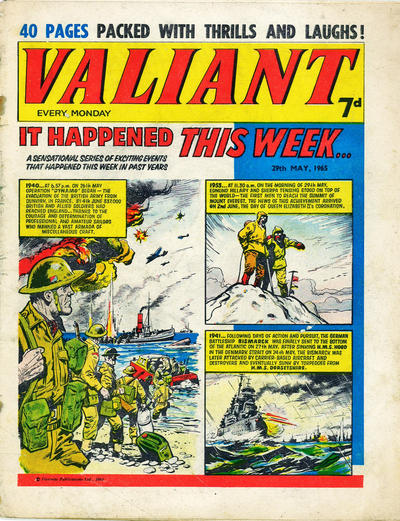 Cover for Valiant (IPC, 1964 series) #29 May 1965