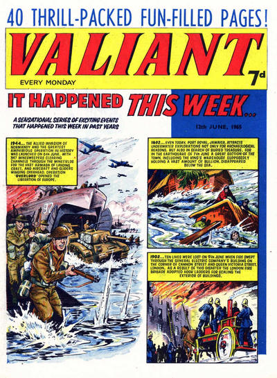 Cover for Valiant (IPC, 1964 series) #12 June 1965