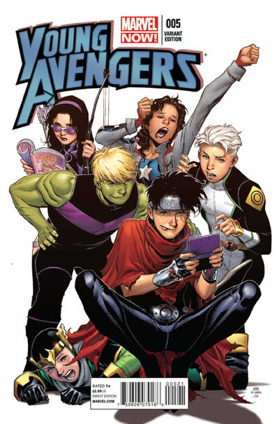 Cover for Young Avengers (Marvel, 2013 series) #5 [Cheung]