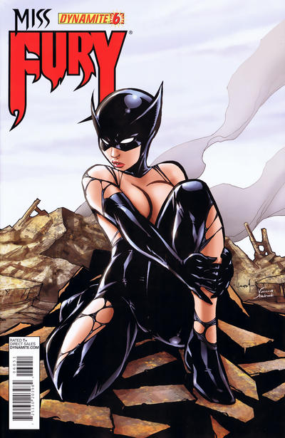 Cover for Miss Fury (Dynamite Entertainment, 2013 series) #6 [Alé Garza Risque cover]