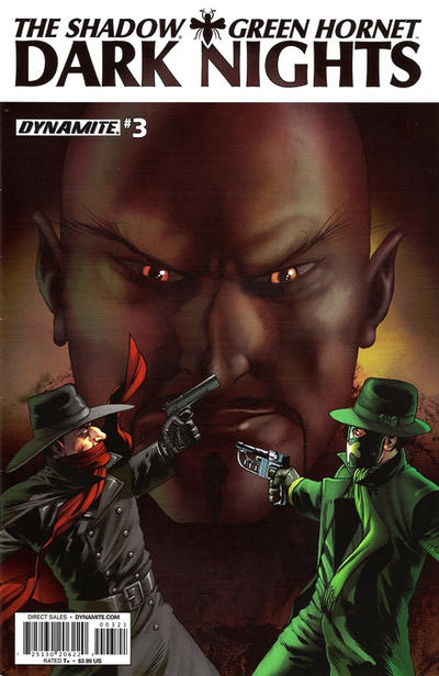 Cover for The Shadow / Green Hornet: Dark Nights (Dynamite Entertainment, 2013 series) #3 [Cover B]
