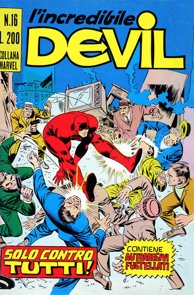Cover for L'Incredibile Devil (Editoriale Corno, 1970 series) #16