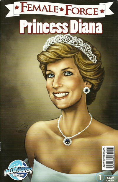 Cover for Female Force Princess Diana (Bluewater / Storm / Stormfront / Tidalwave, 2009 series) #1 [With Barcode]