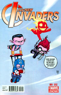 Cover Thumbnail for All-New Invaders (Marvel, 2014 series) #1 [Skottie Young Variant Cover]