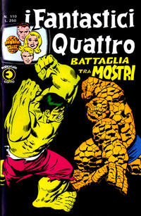 Cover for I Fantastici Quattro (Editoriale Corno, 1971 series) #110