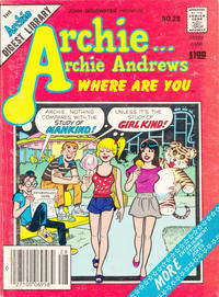 Cover Thumbnail for Archie... Archie Andrews, Where Are You? Comics Digest Magazine (Archie, 1977 series) #28