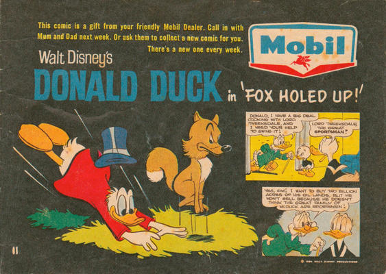 Cover for Mobil Disney Comics (Mobil Oil Australia, 1964 series) #11